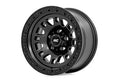 Rough Country 82 Series Semi-Gloss Black Wheels with Black Simulated Beadlock - 82180912
